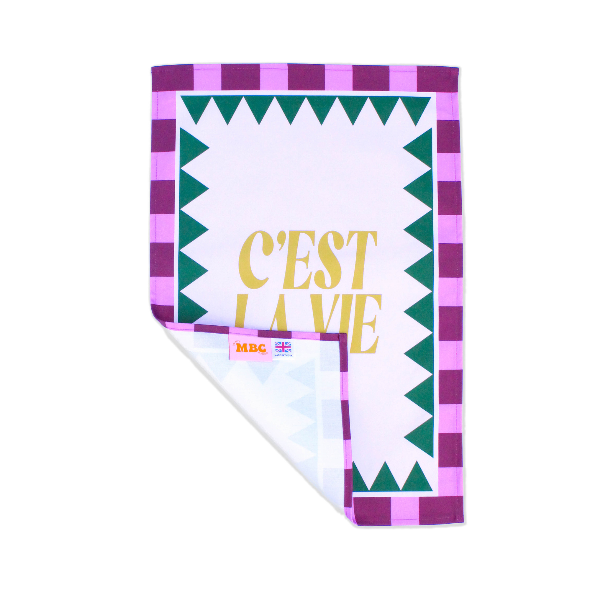 C'est La Vie Tea Towel
