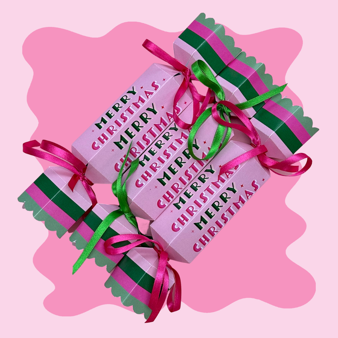 Merry Christmas Style Christmas Crackers