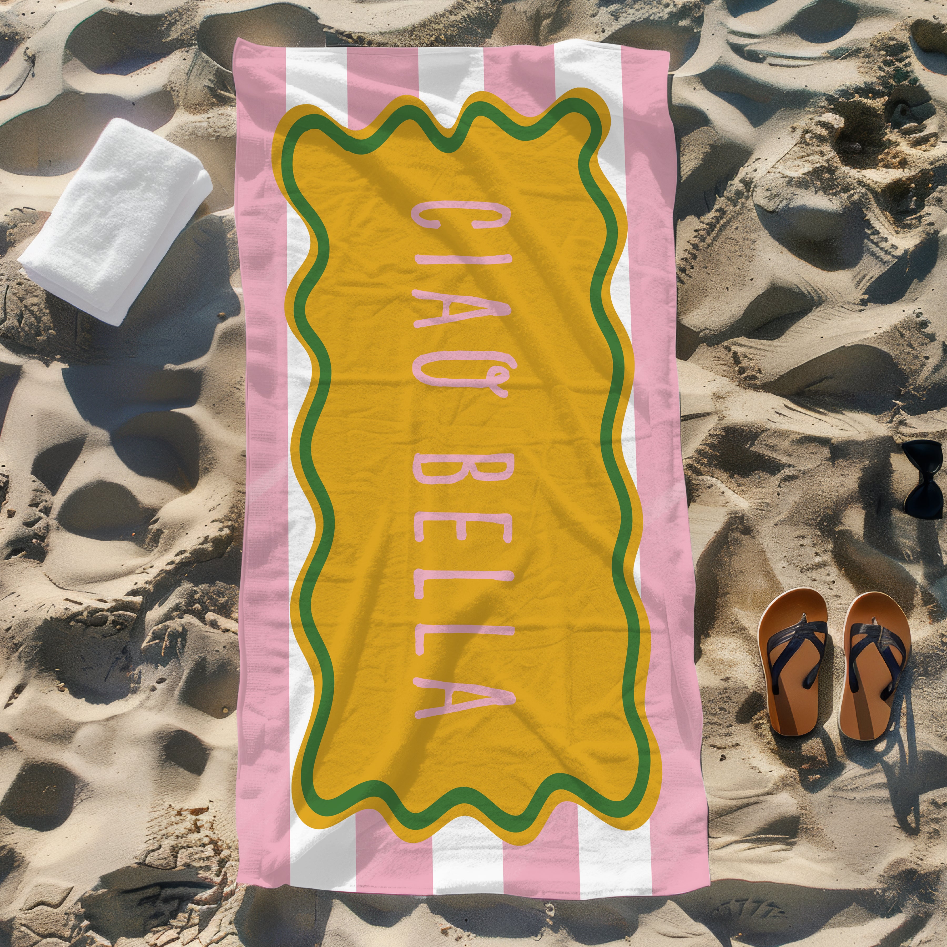 Ciao Bella Beach Towel