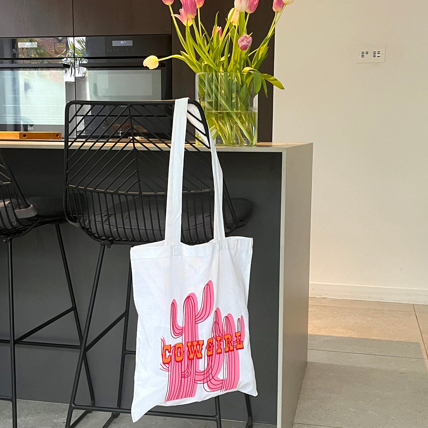 Cowgirl Cactus Totebag