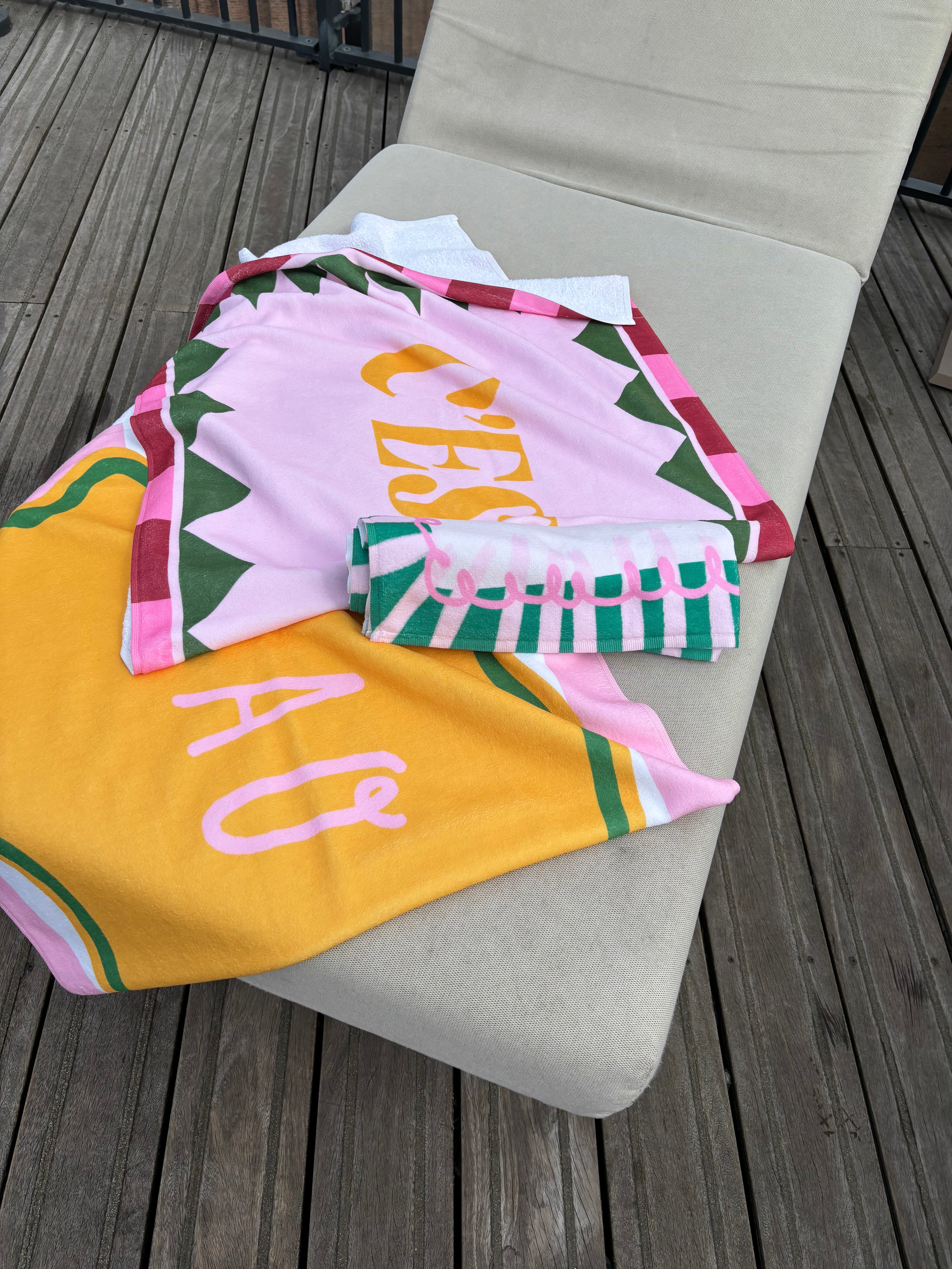 Ciao Bella Beach Towel