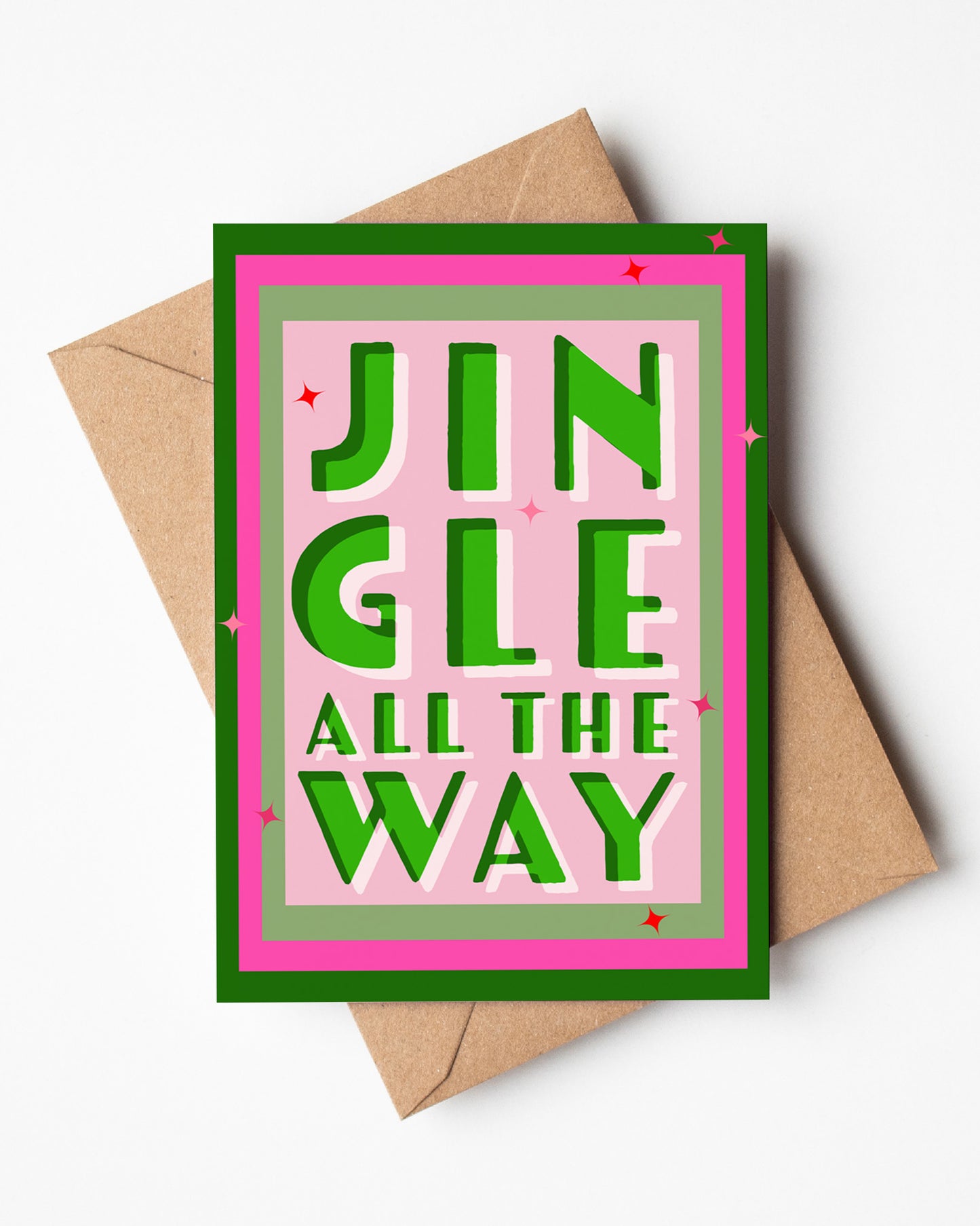 Jingle All The Way Card Trio Set of 6
