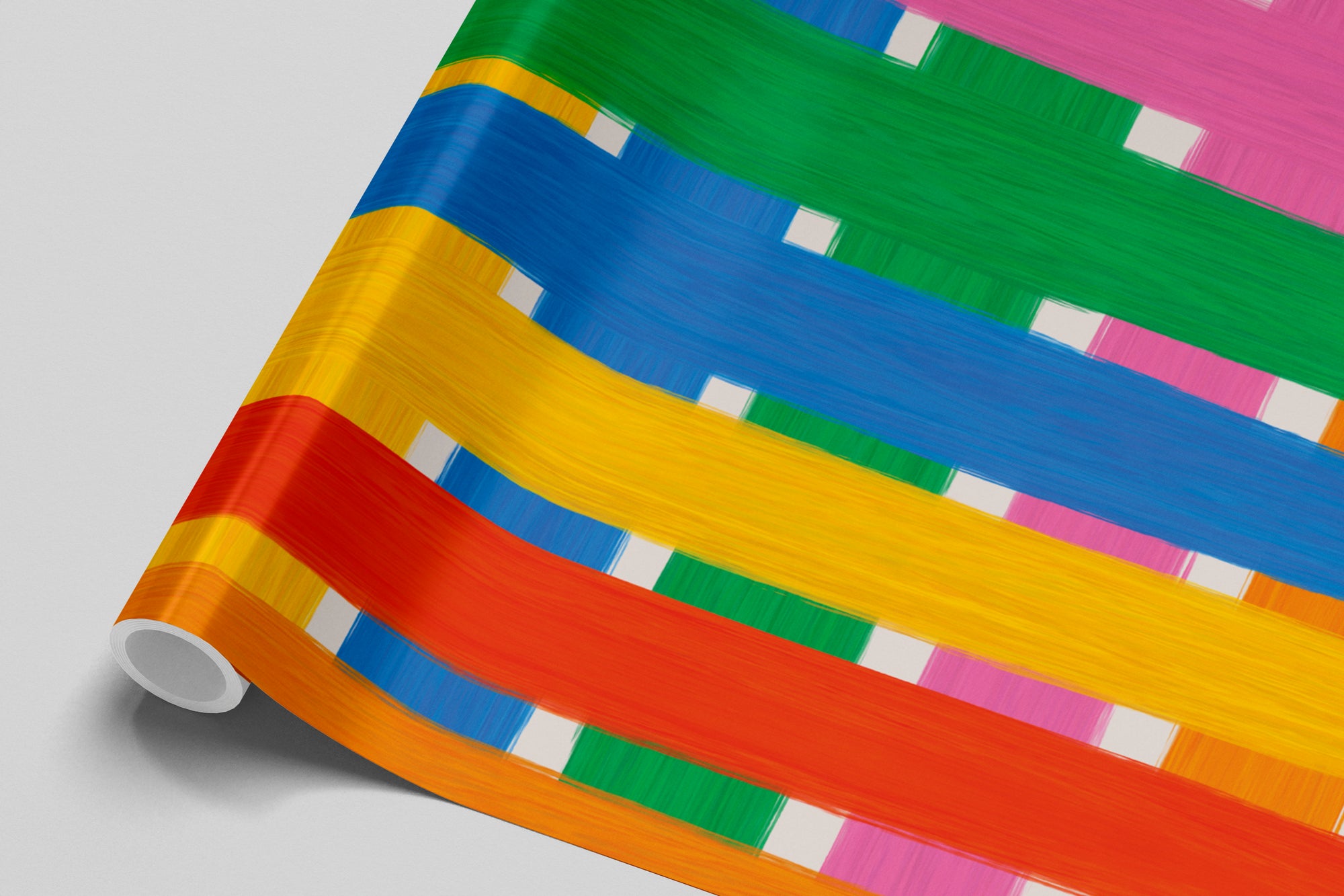 Rainbow Stripe Gift Wrap