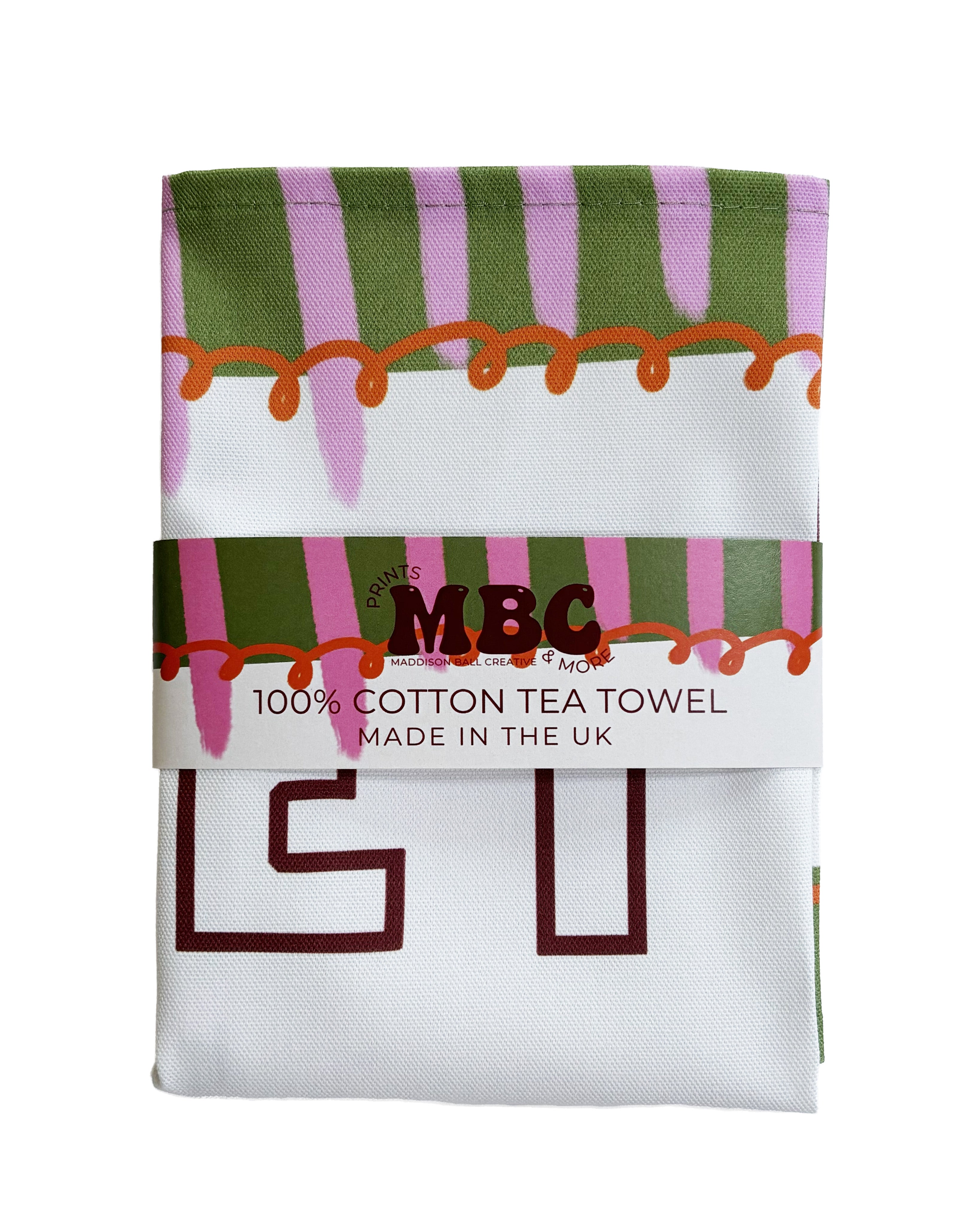 Let's Eat Tea Towel