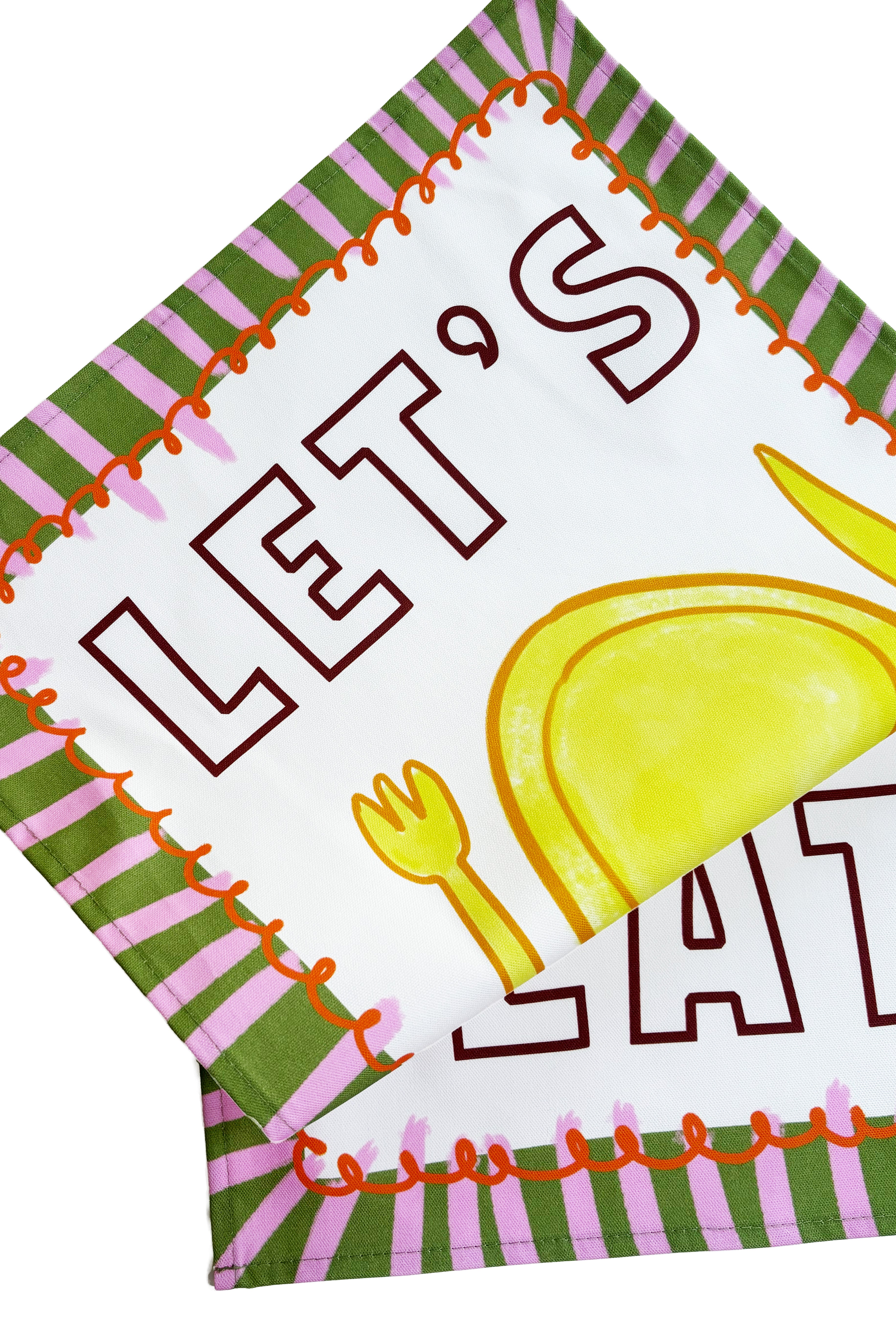 Let's Eat Tea Towel