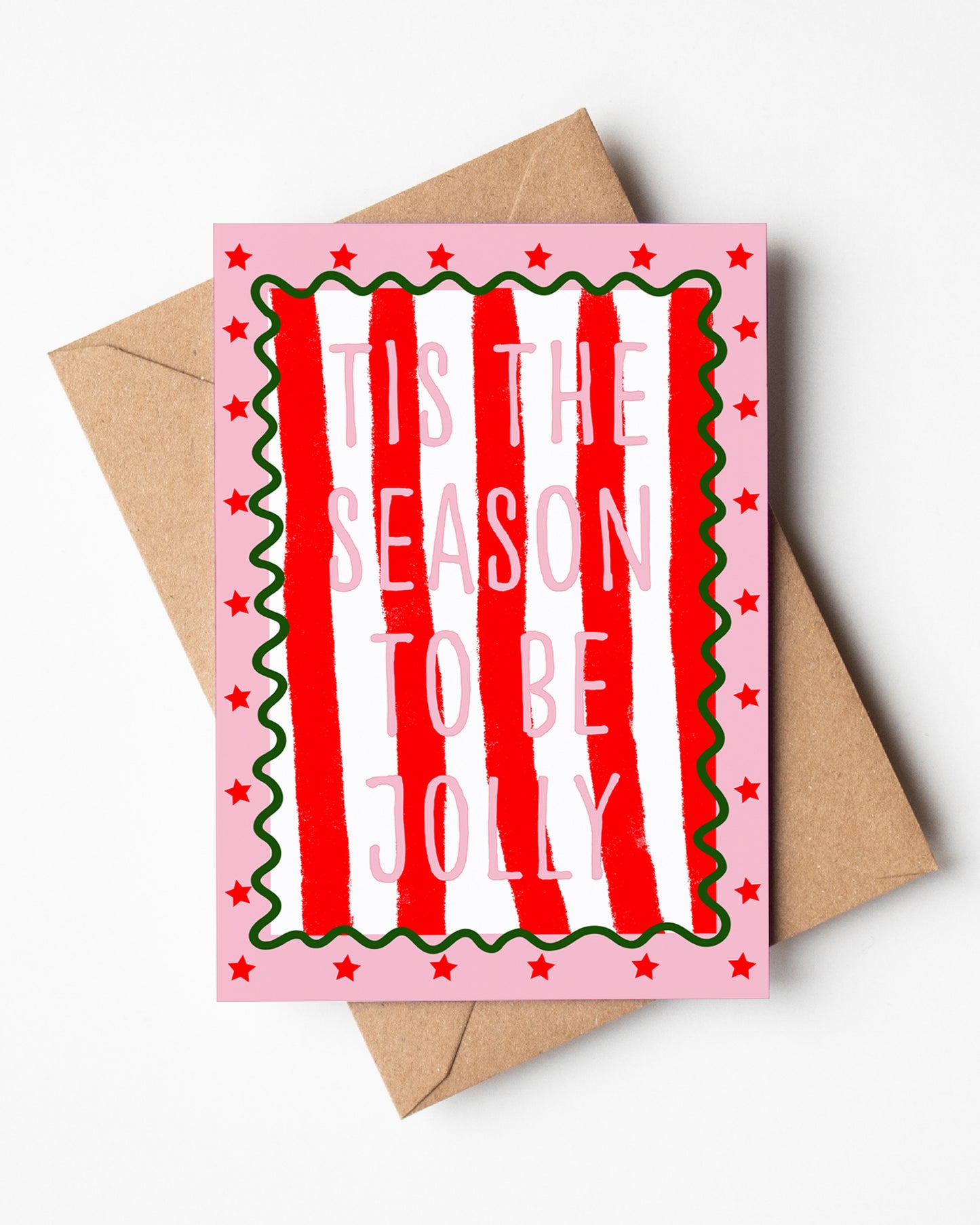 Ho Ho Ho Christmas Card Set of 8