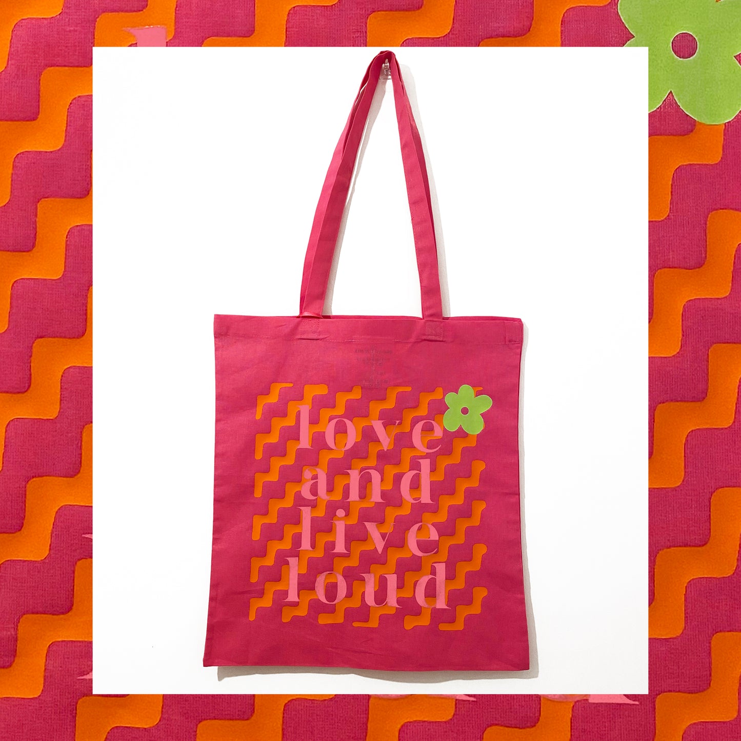 Live and Love Loud Totebag