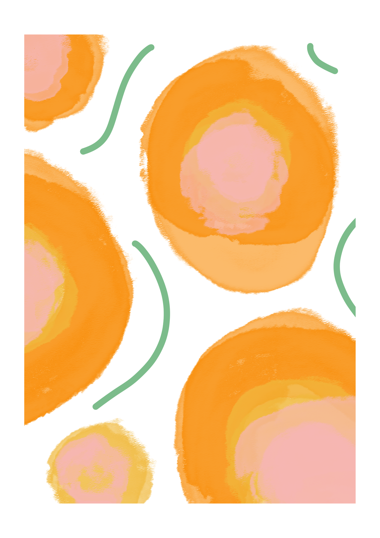 Orange Pansies