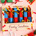 Fill-Your-Own Blue & Rust Christmas Crackers