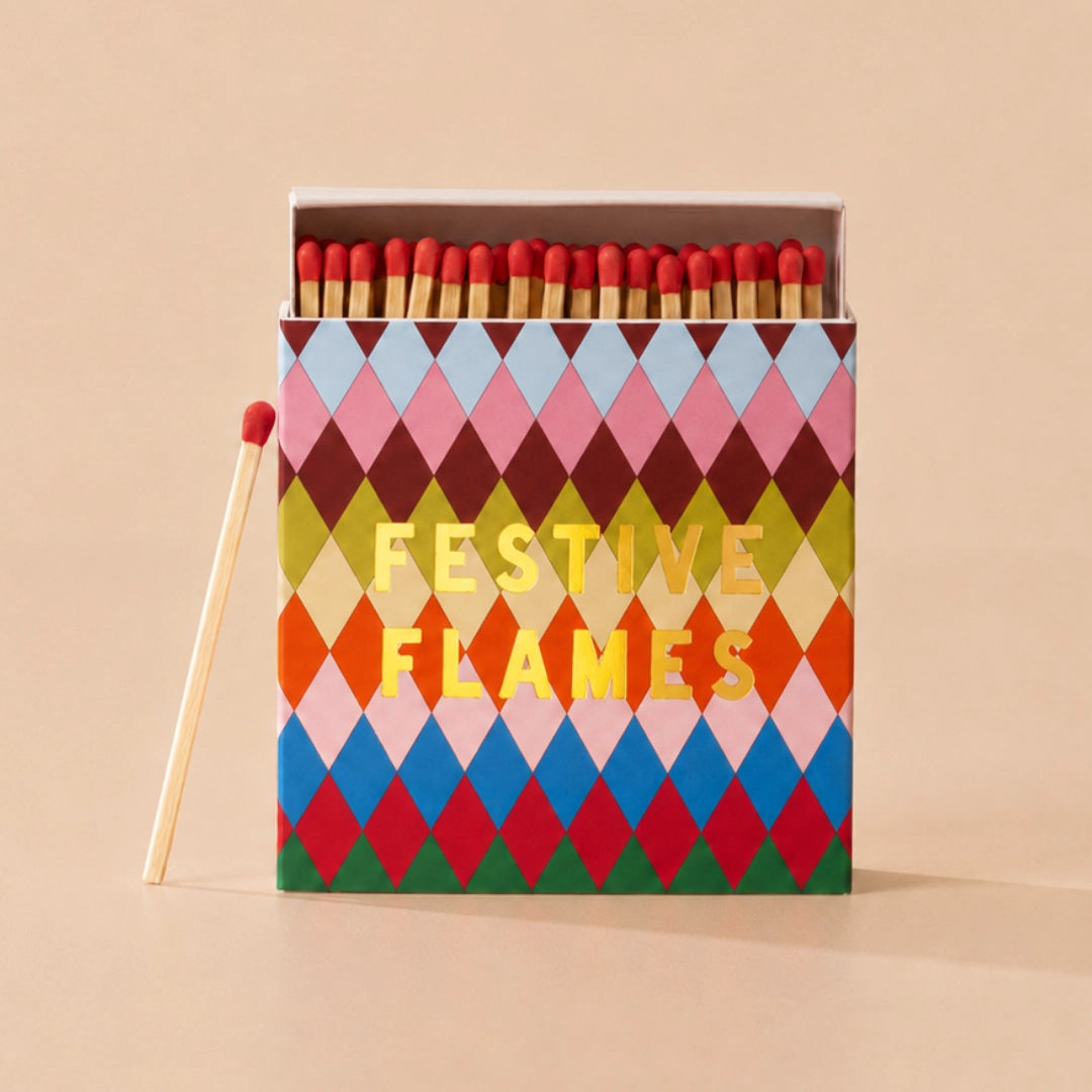 Festive Flames Christmas Matches