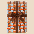 Driving Home For Christmas Gift Wrap Sheet