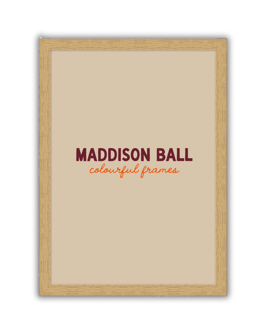 Oak Wooden Frame