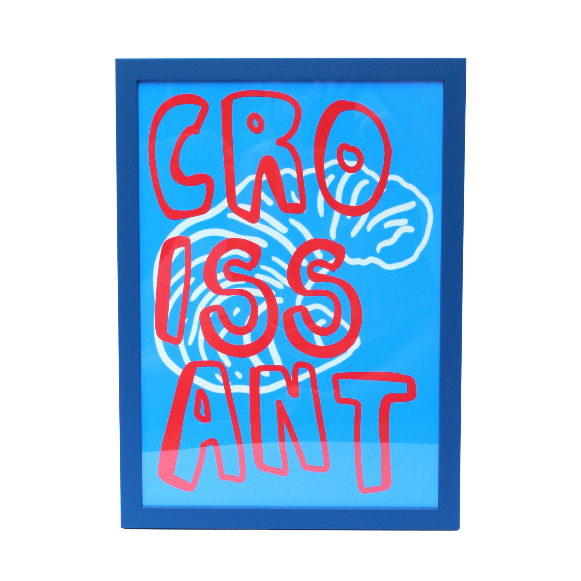 Dark Blue Wooden Frame