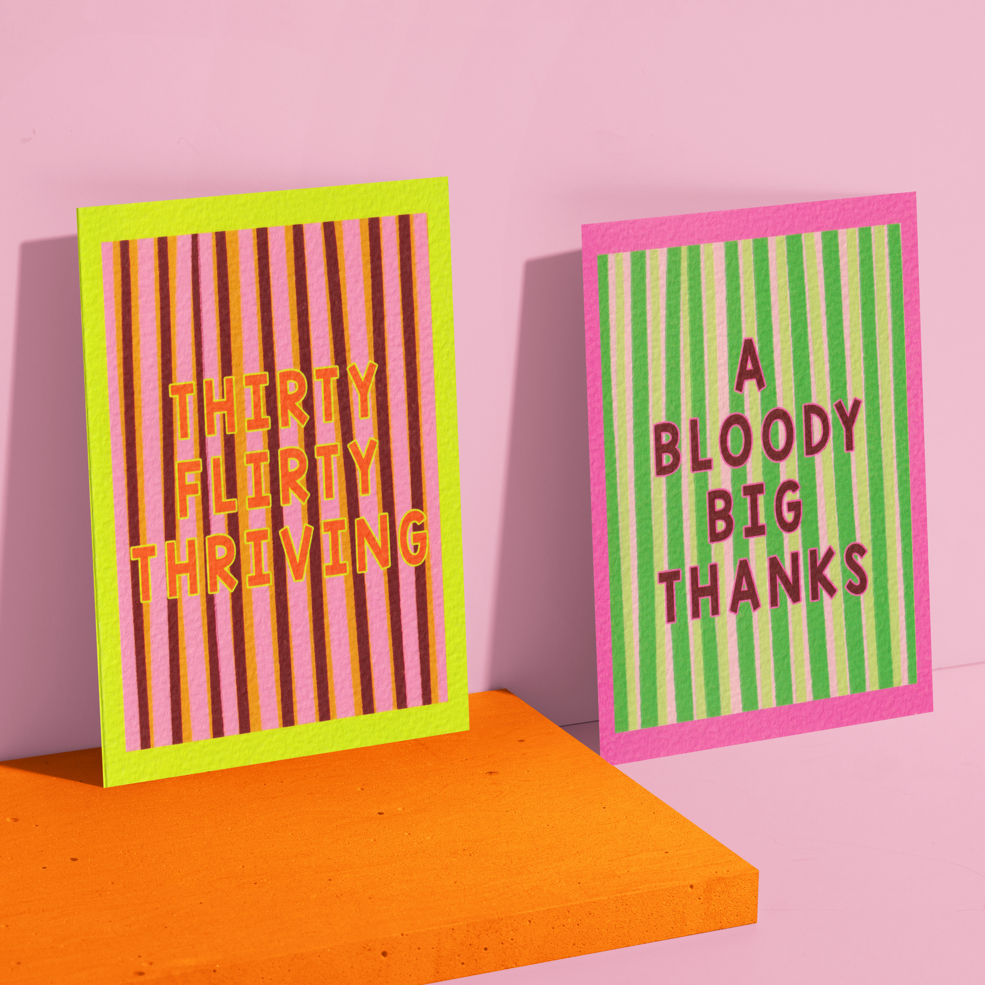 A6 A Big Bloody Thanks Card