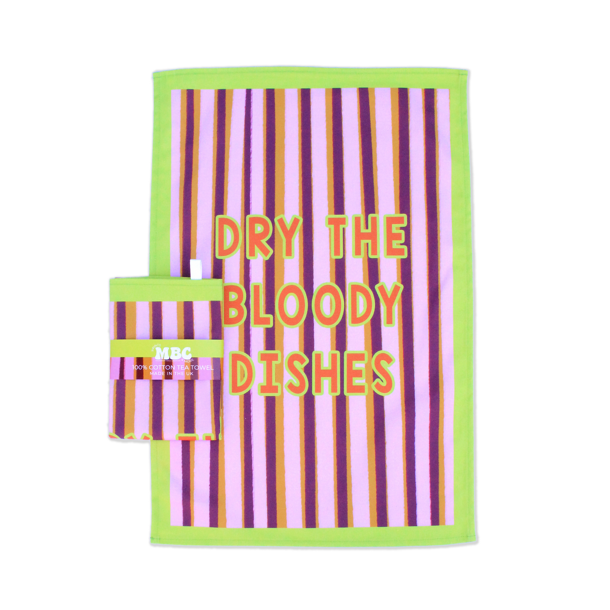 Dry The Bloody Dishes Tea Towel