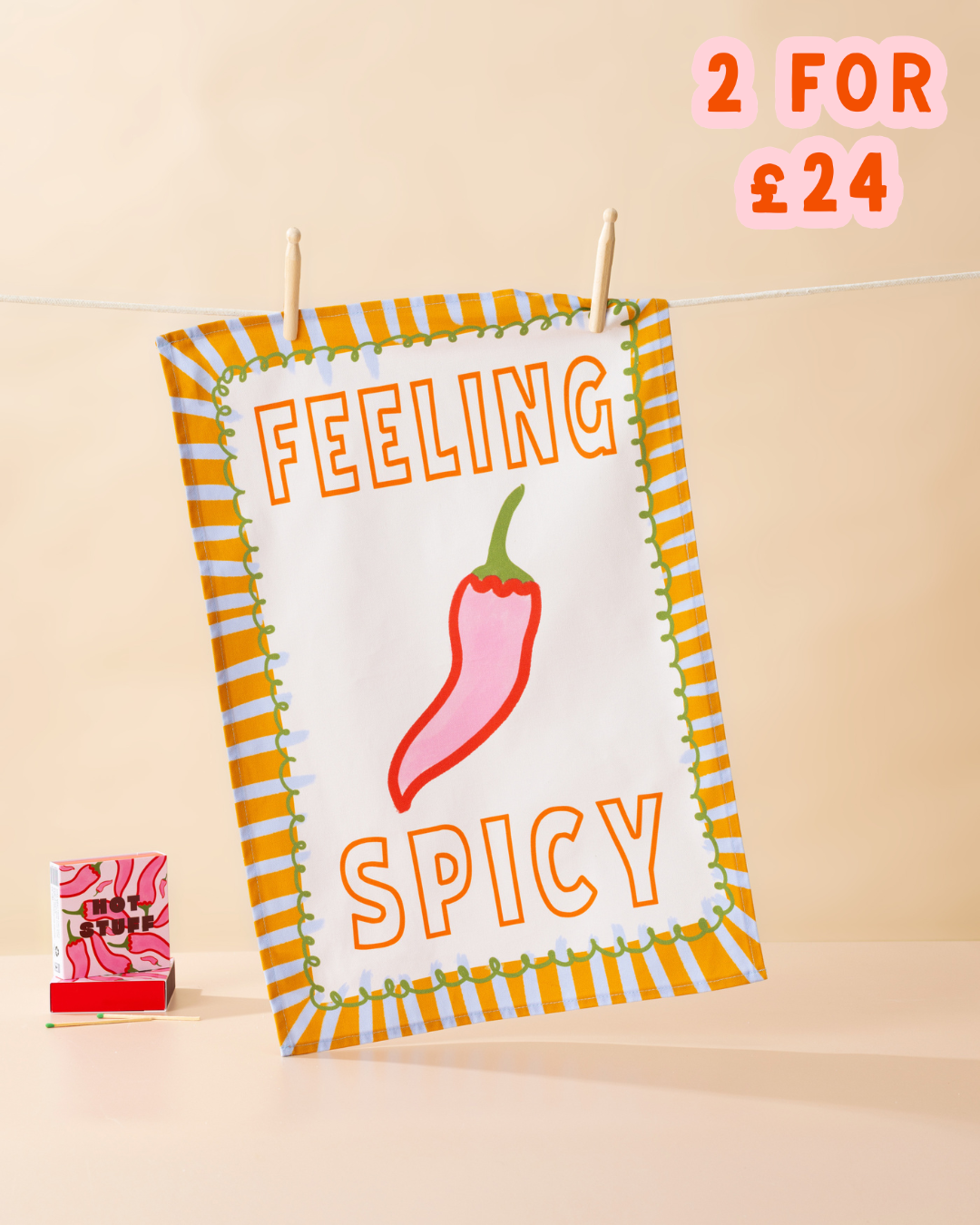 Feeling Spicy Tea Towel