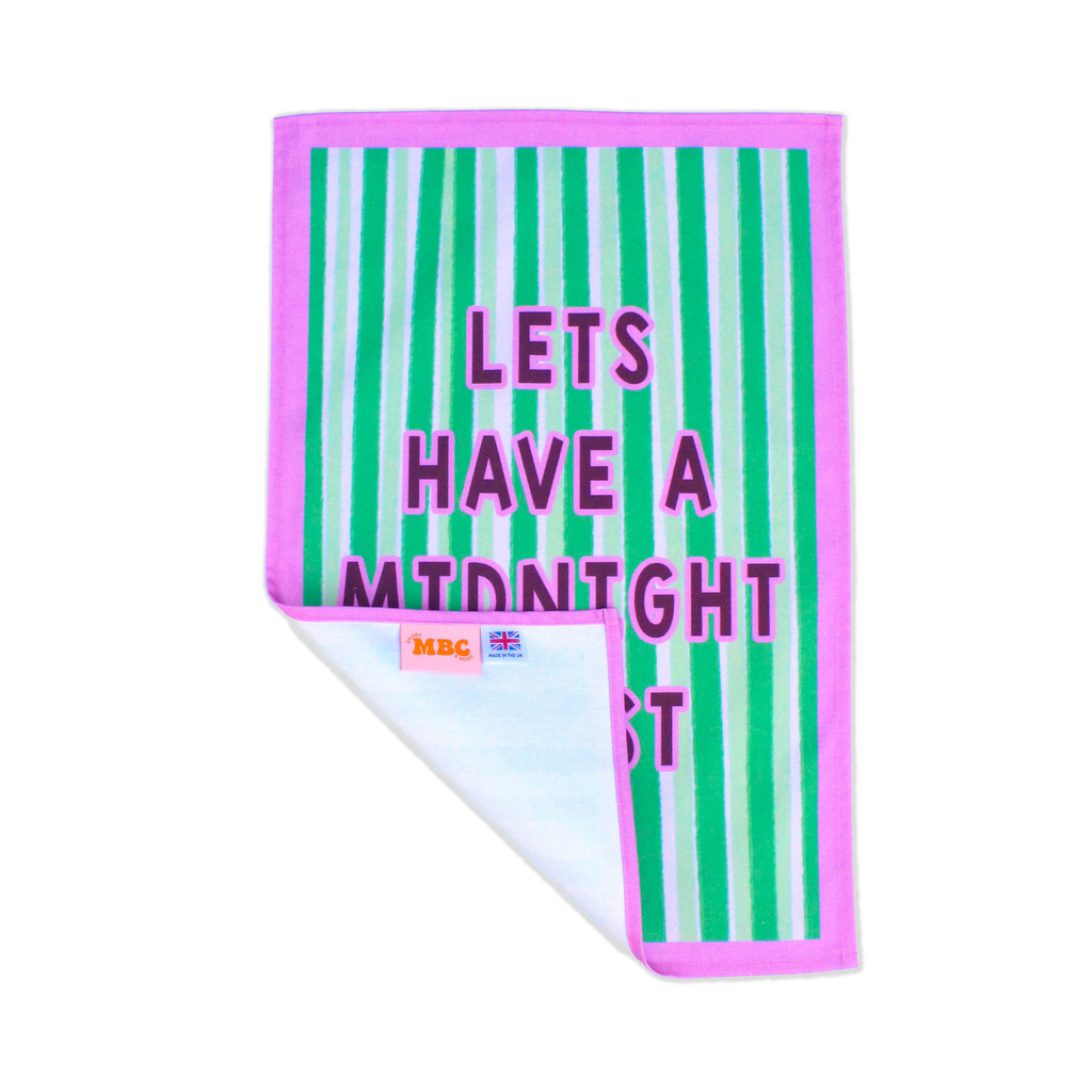 Lets Have A Midnight Feast Tea Towel