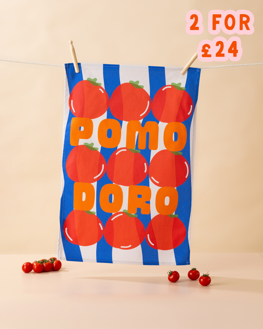 Pomodoro Tea Towel