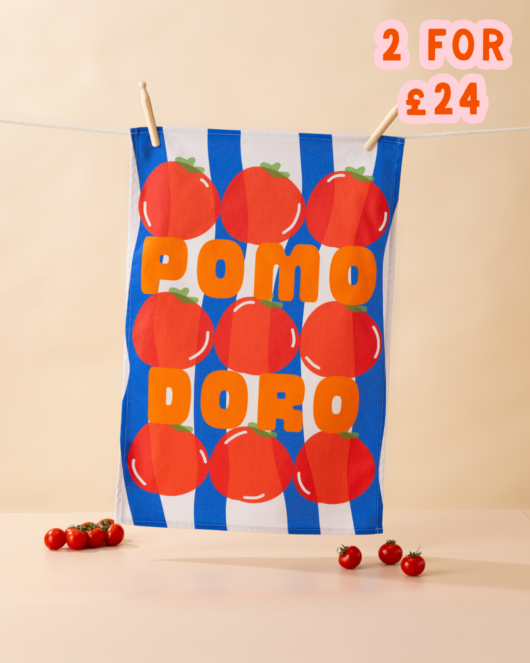 Pomodoro Tea Towel