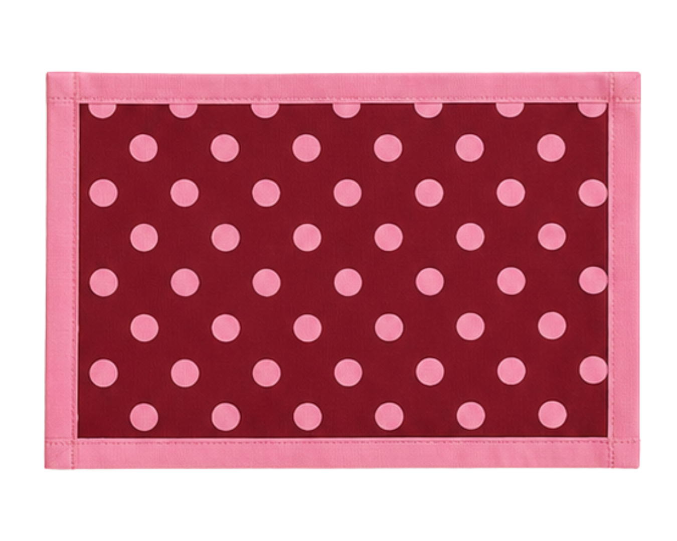 Napkin/Placemat in Pink & Maroon 1