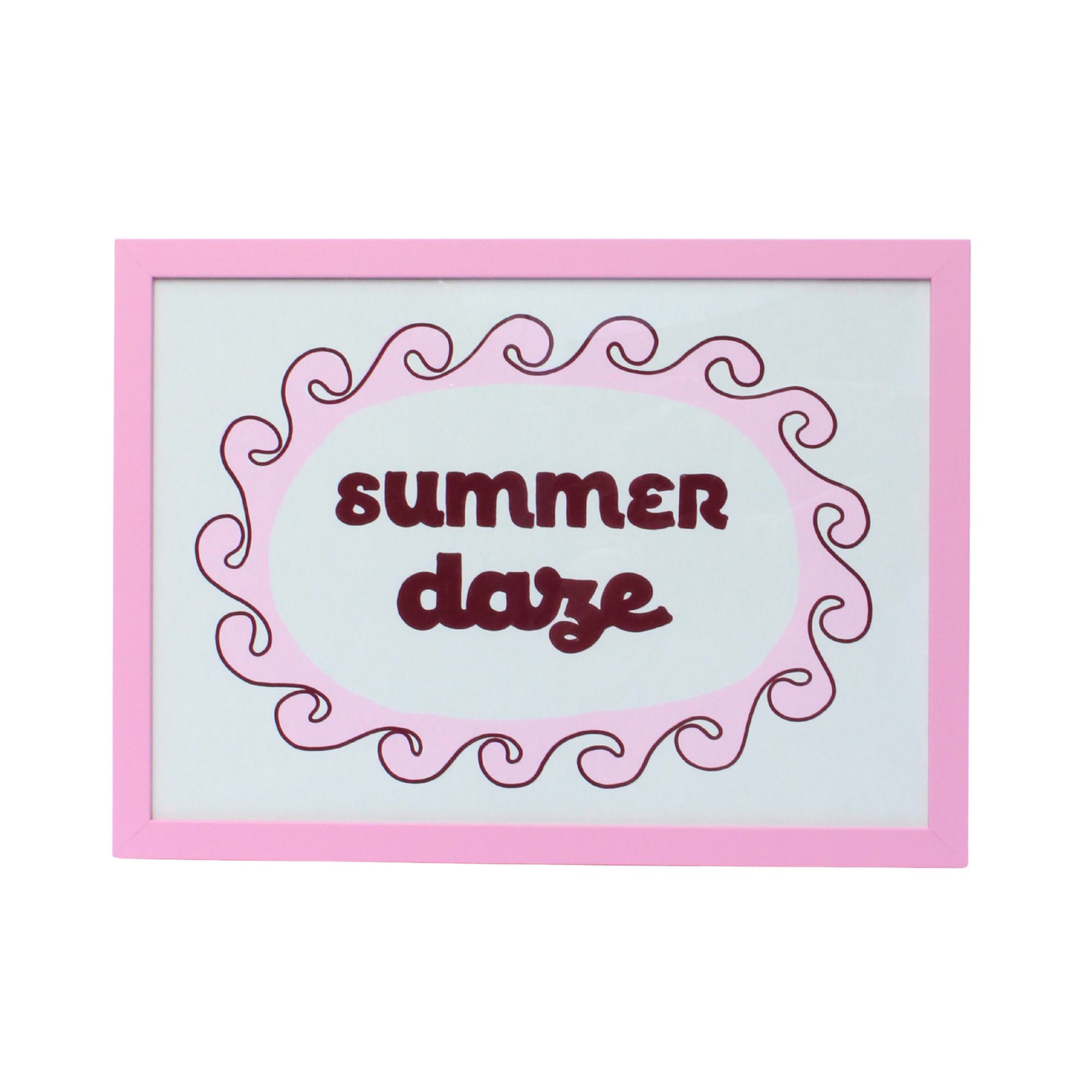 Pink Wooden Frame
