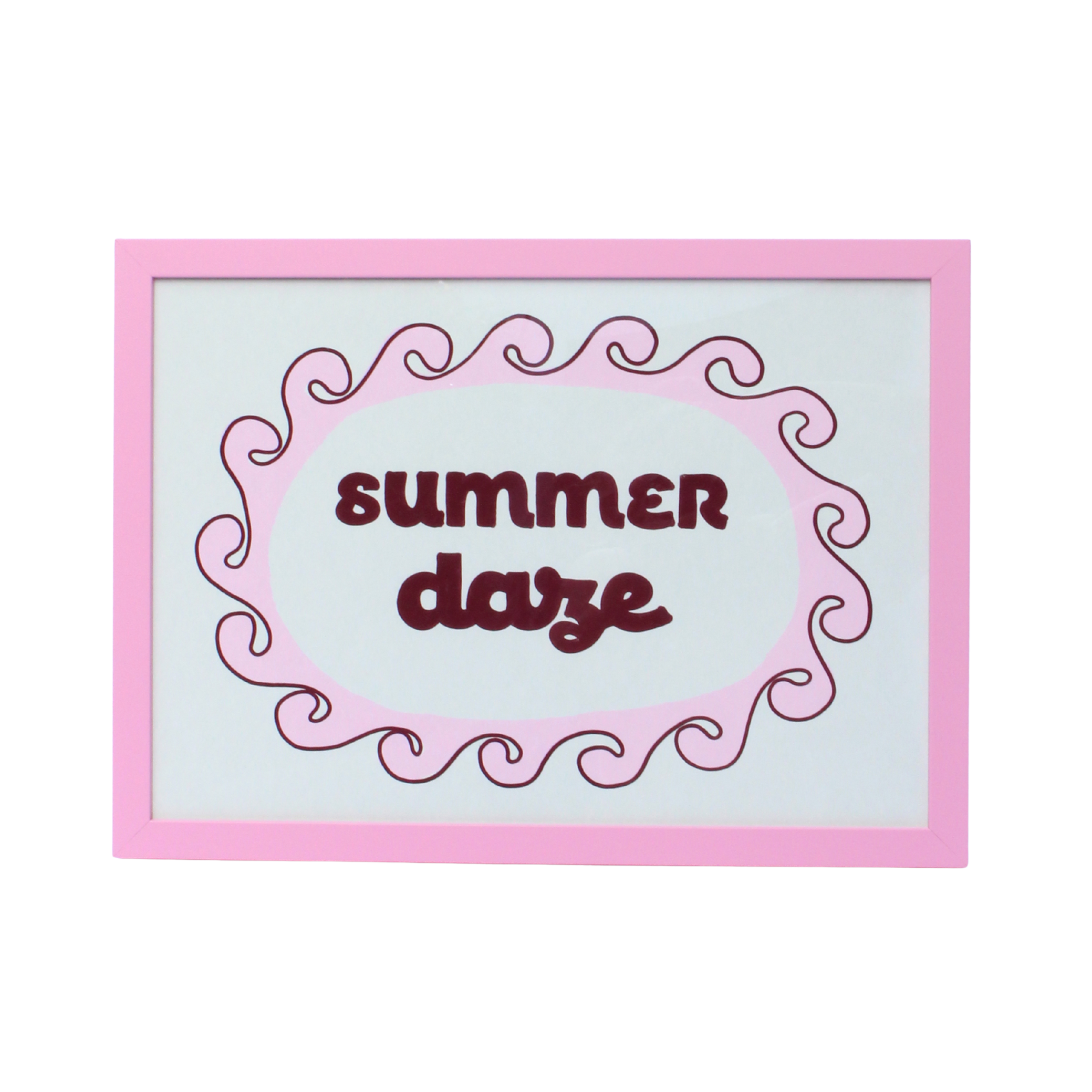 Pink Wooden Frame