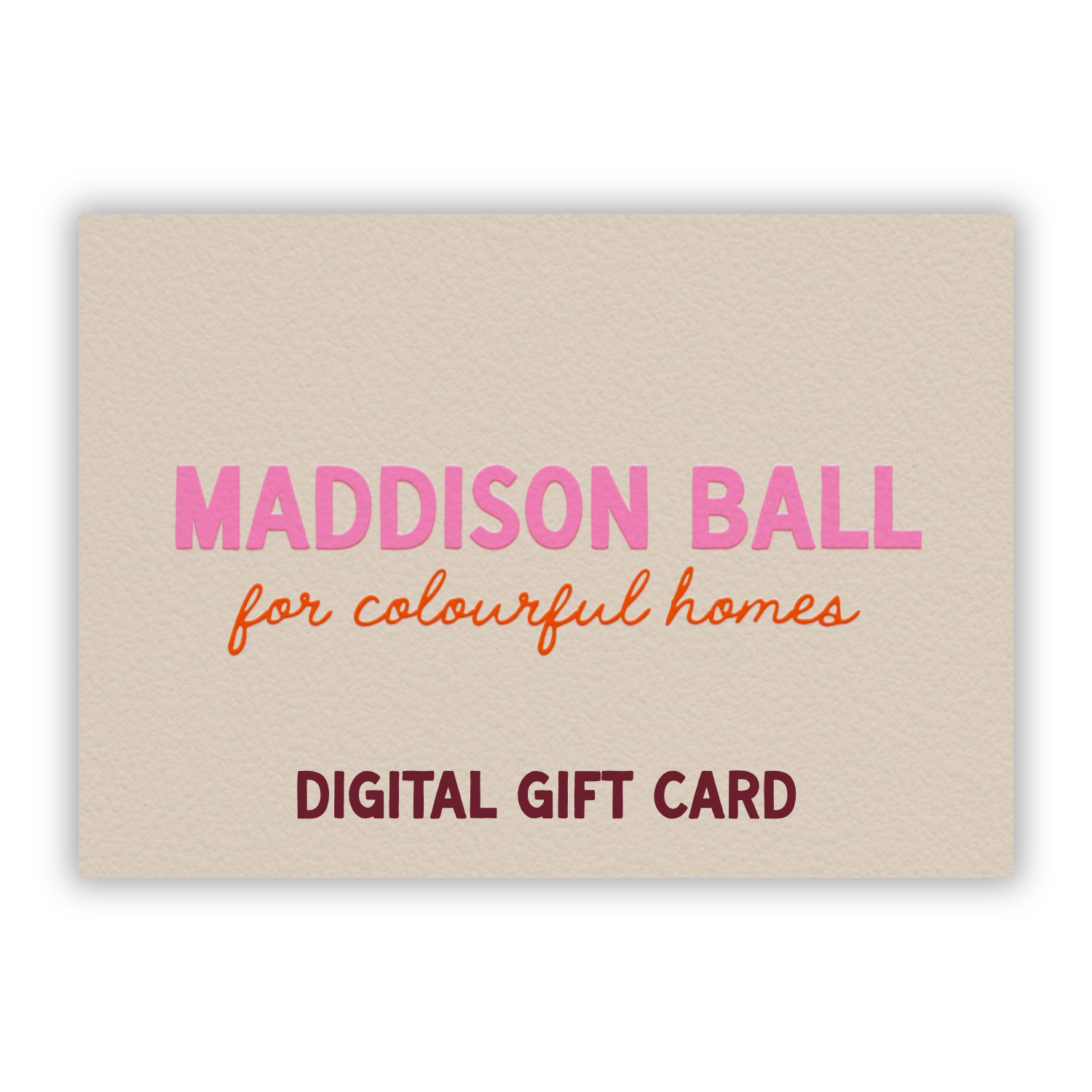 Digital Gift Card