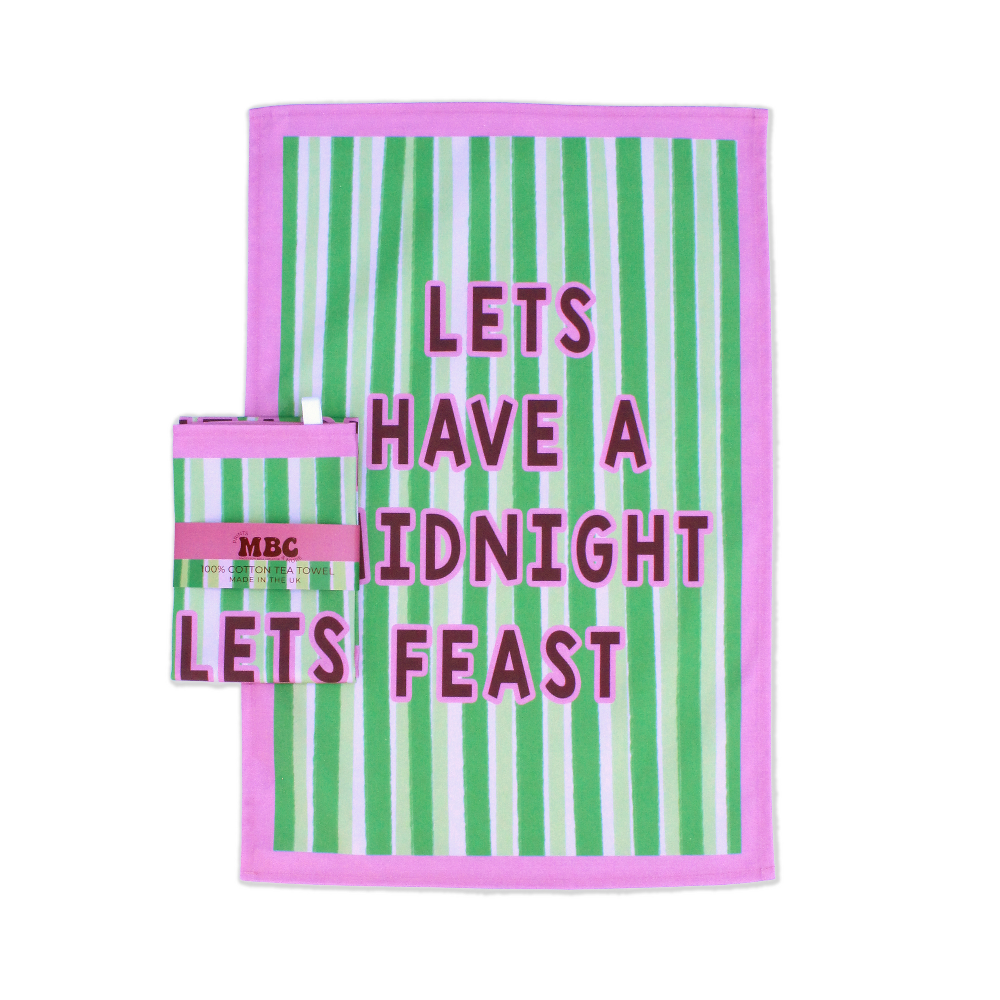 Lets Have A Midnight Feast Tea Towel