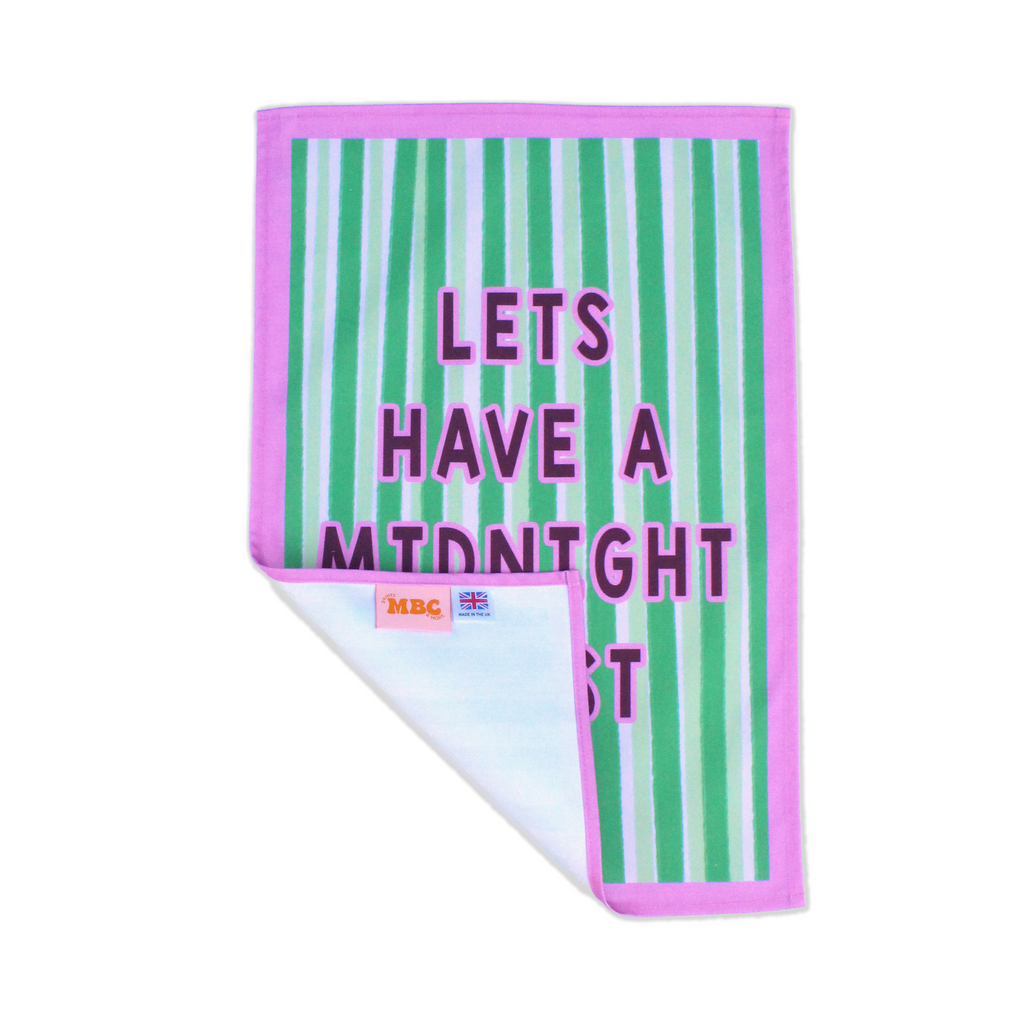 Lets Have A Midnight Feast Tea Towel