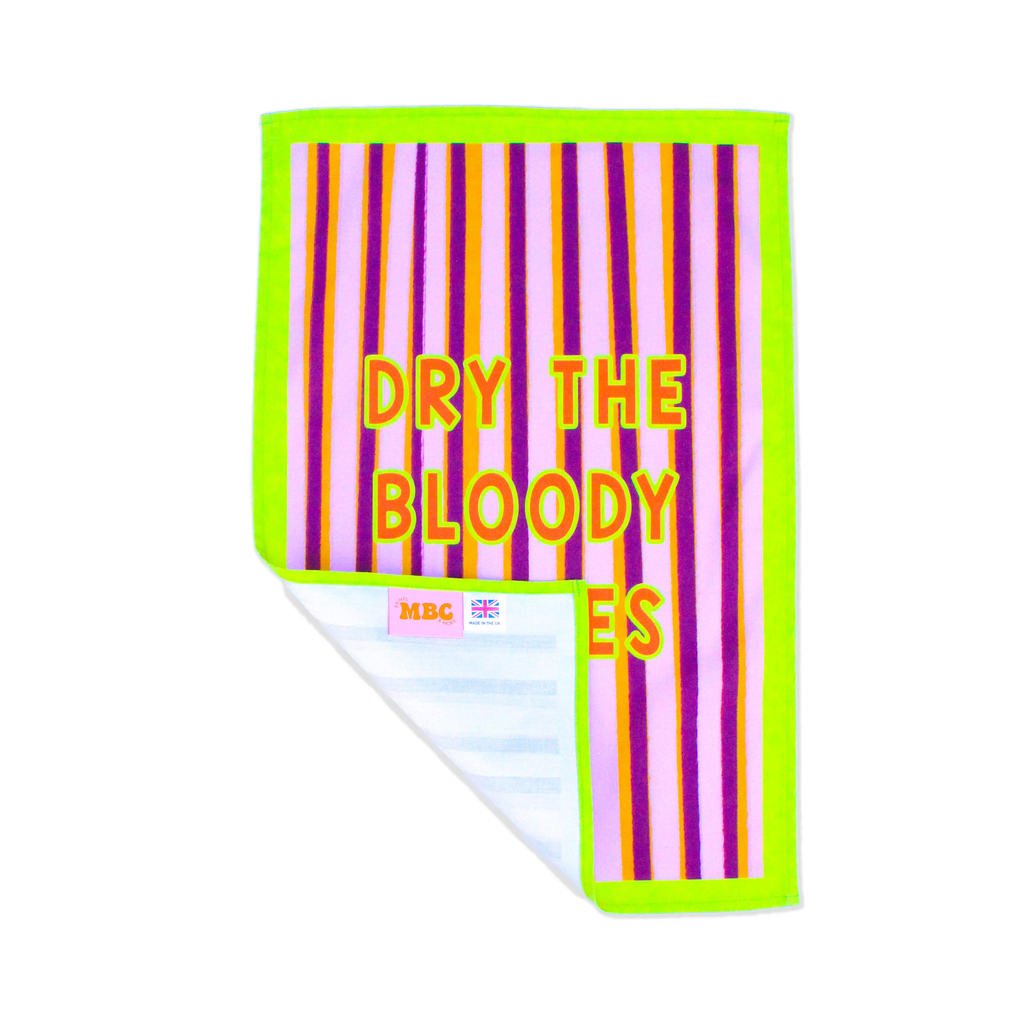 Dry The Bloody Dishes Tea Towel