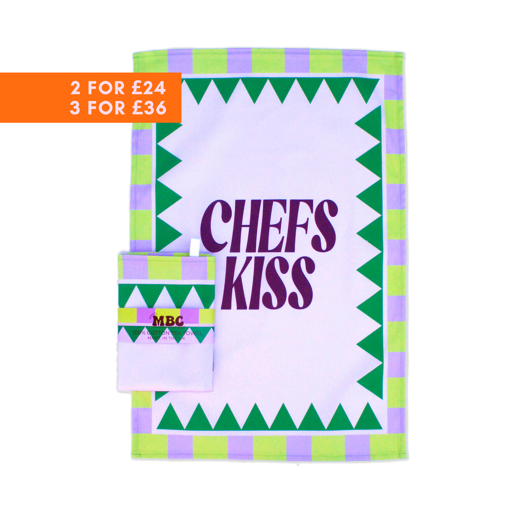 Chef's Kiss Tea Towel