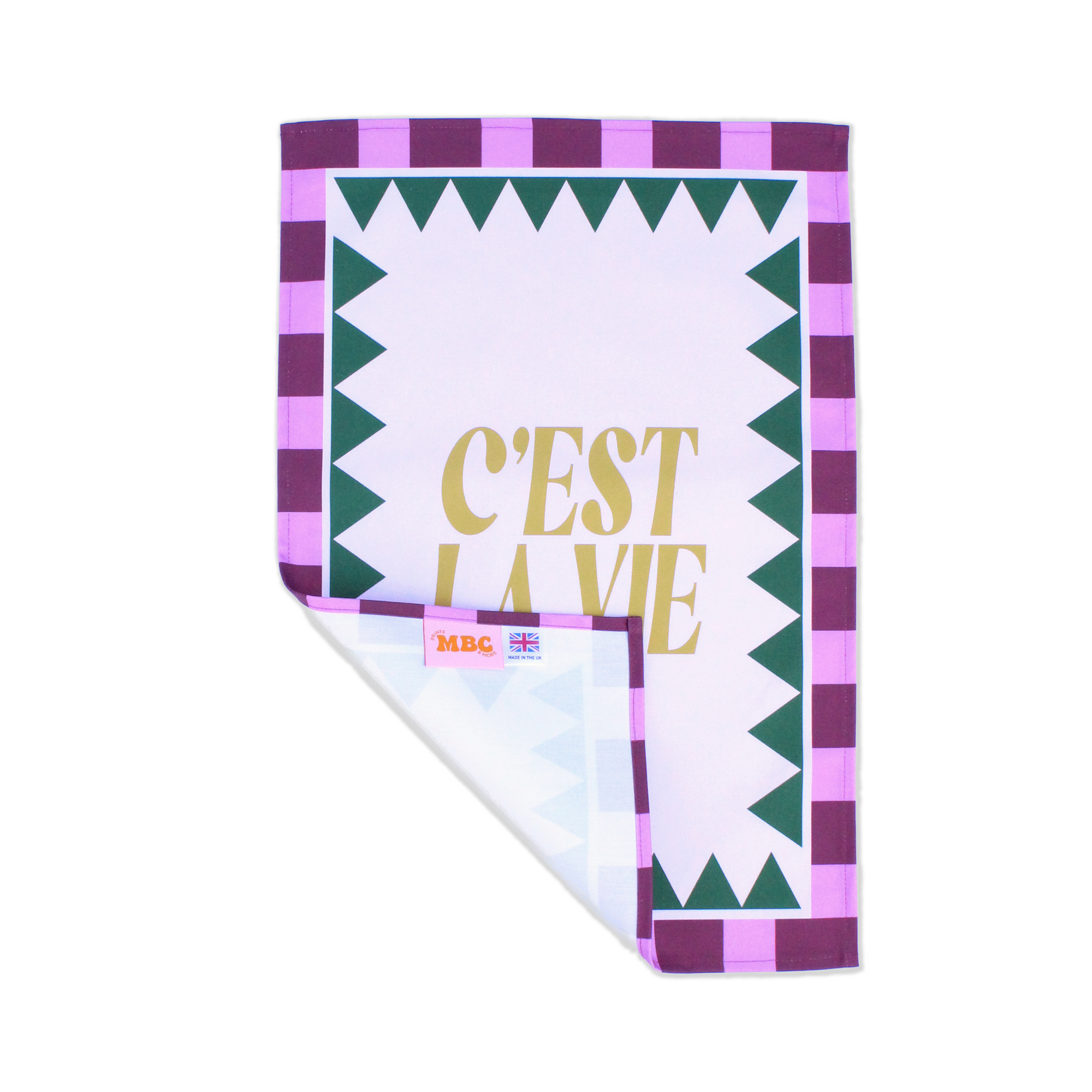 C'est La Vie Tea Towel