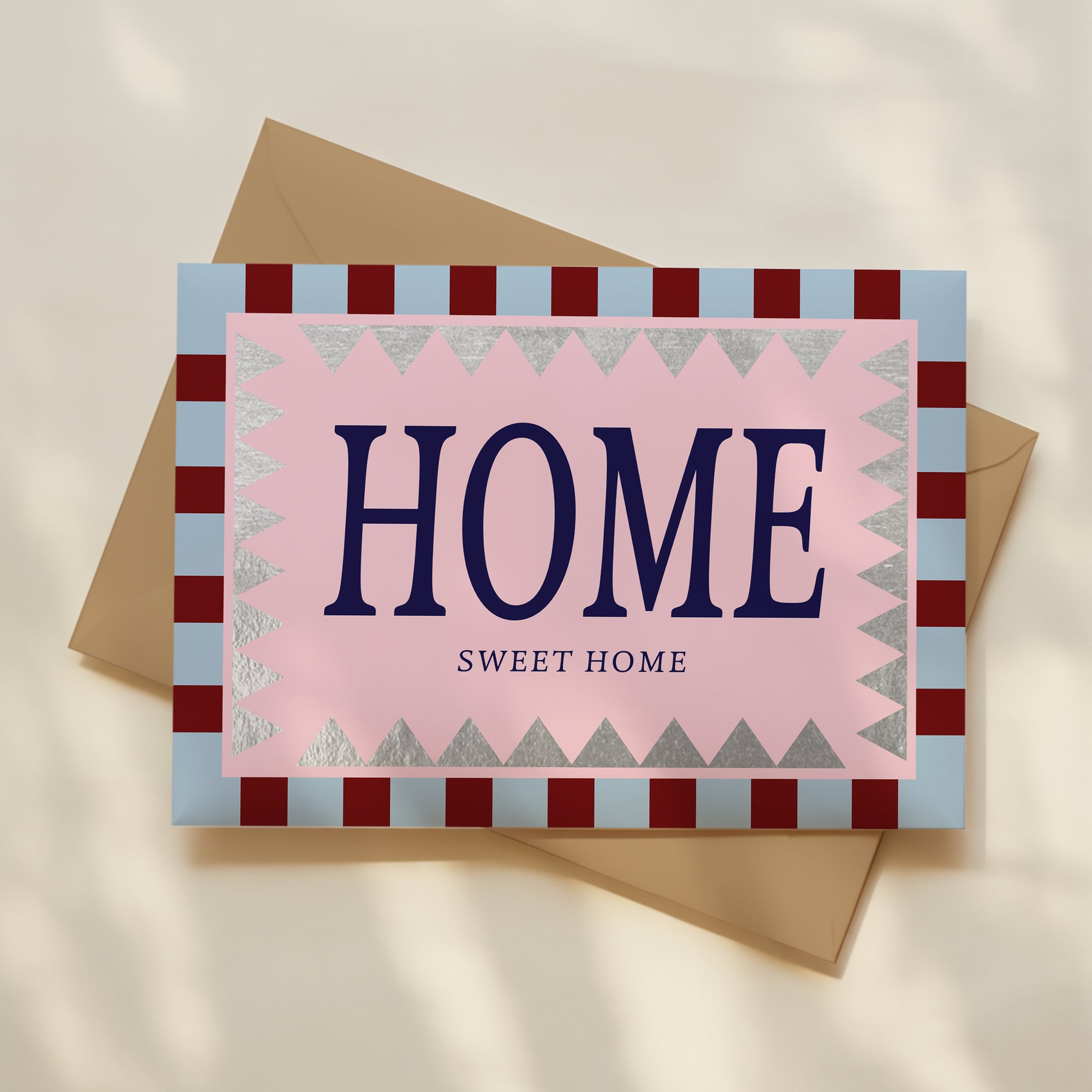A6 Home Sweet Home Foil Card
