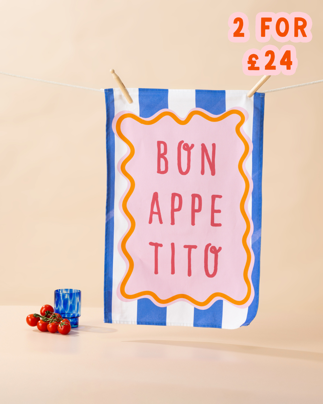 Bon Appetito Tea Towel