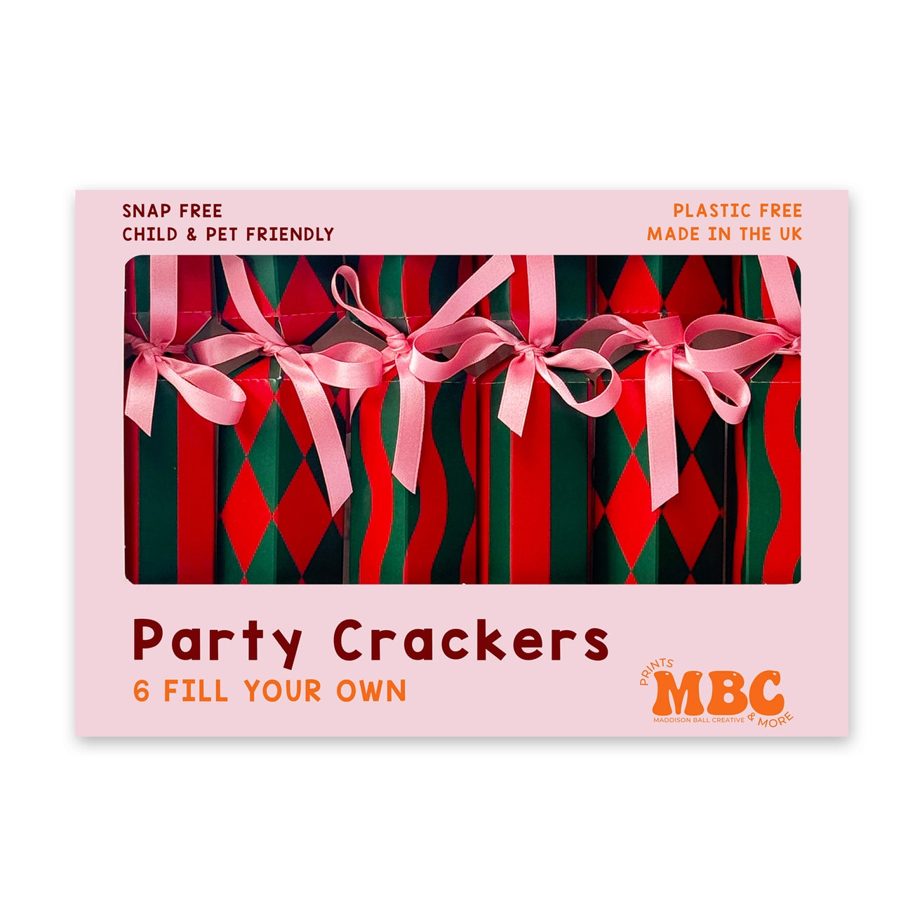 Red & Green Christmas Crackers