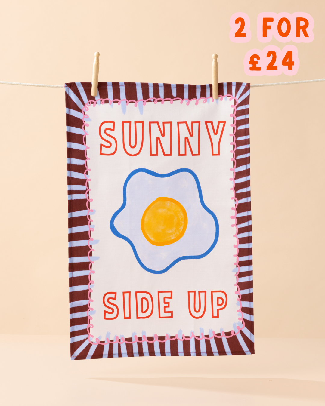 Sunny Side Up Tea Towel