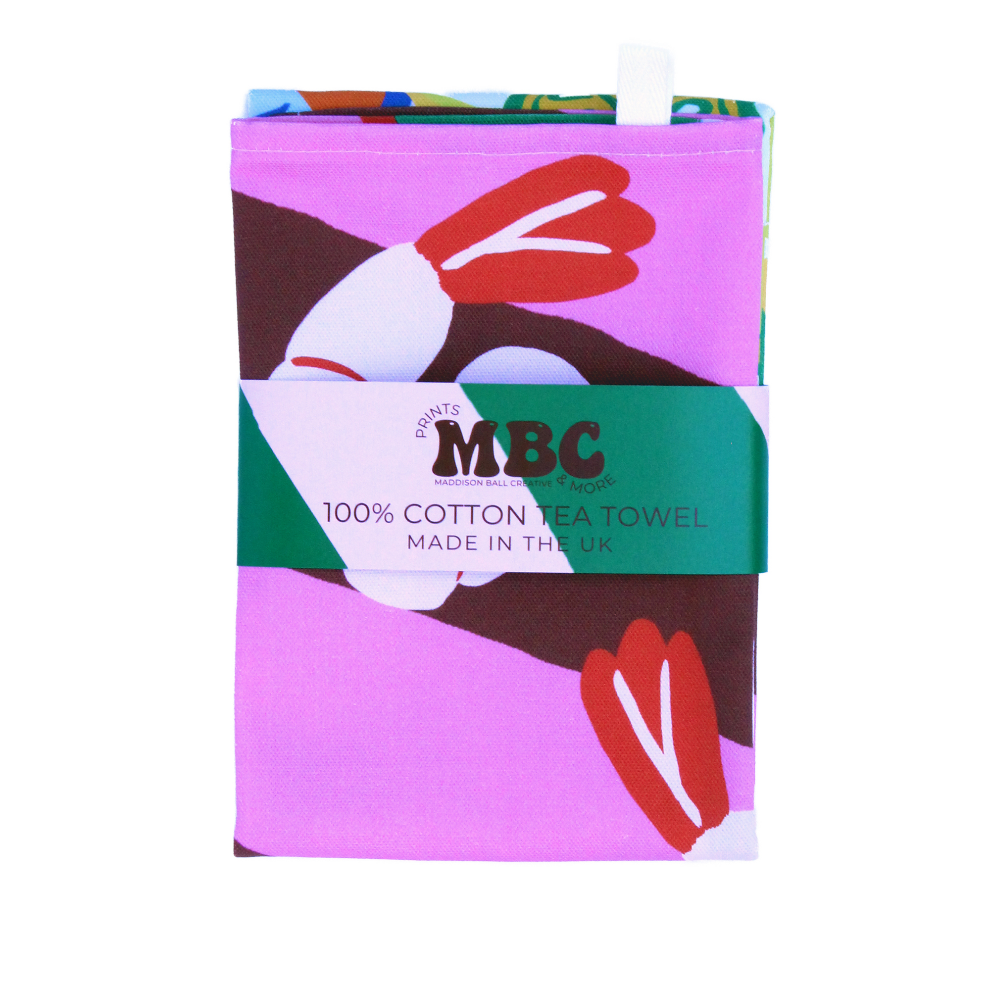 Prawn Kitchen Print Tea Towel
