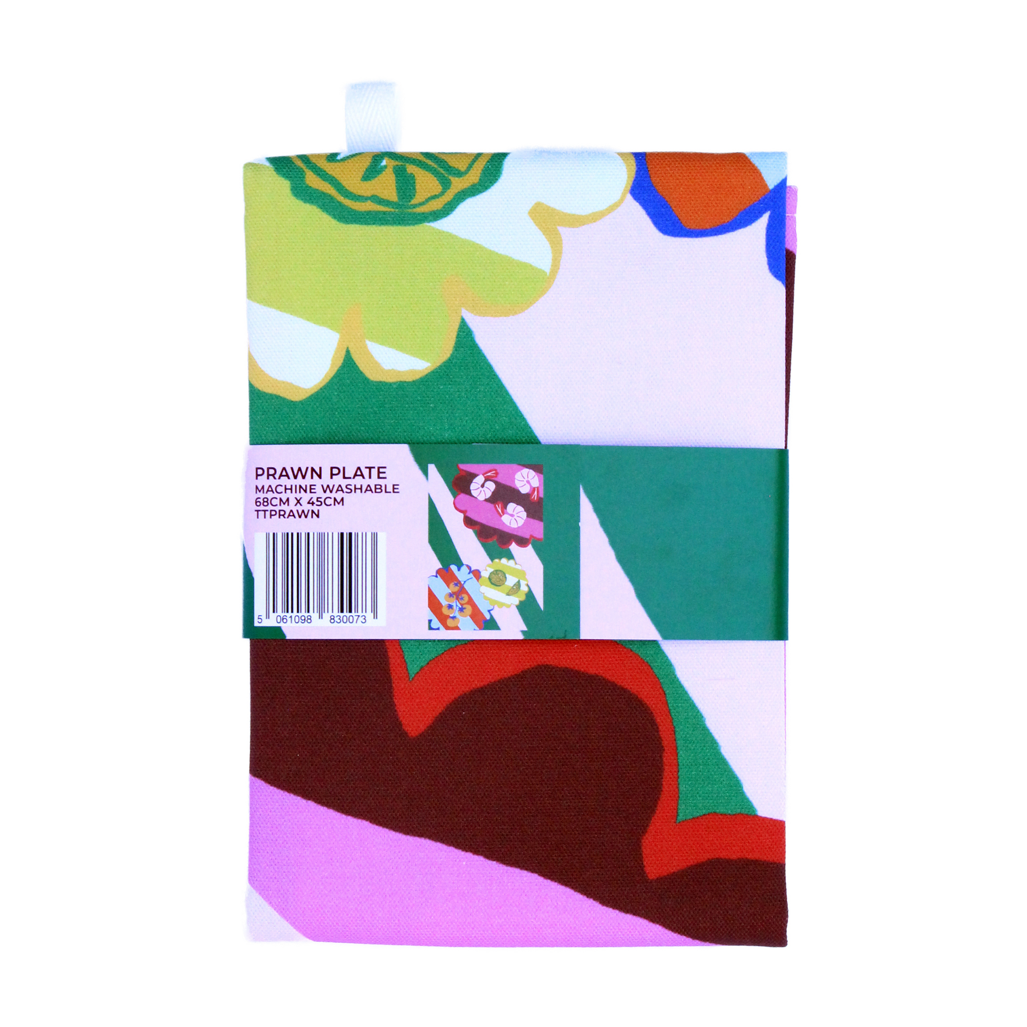 Prawn Kitchen Print Tea Towel