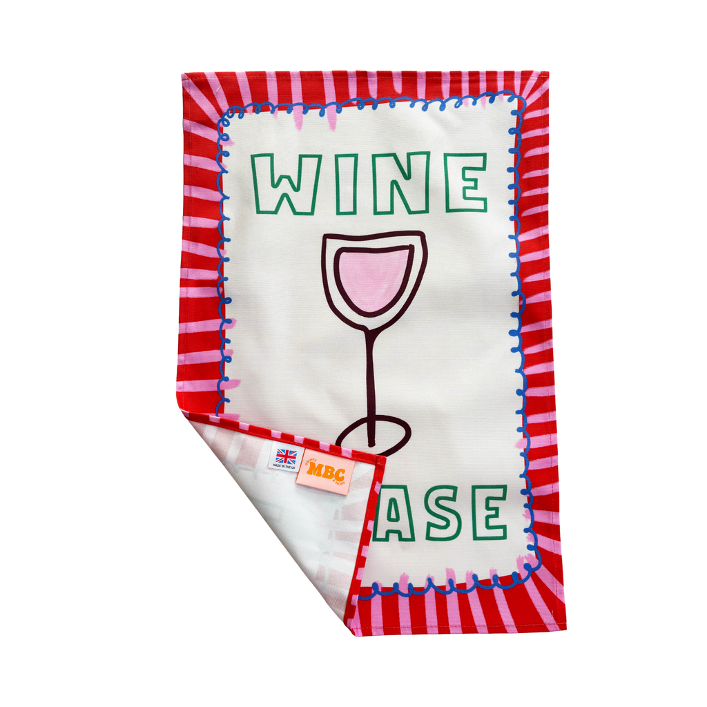 Wine Please Tea Towel