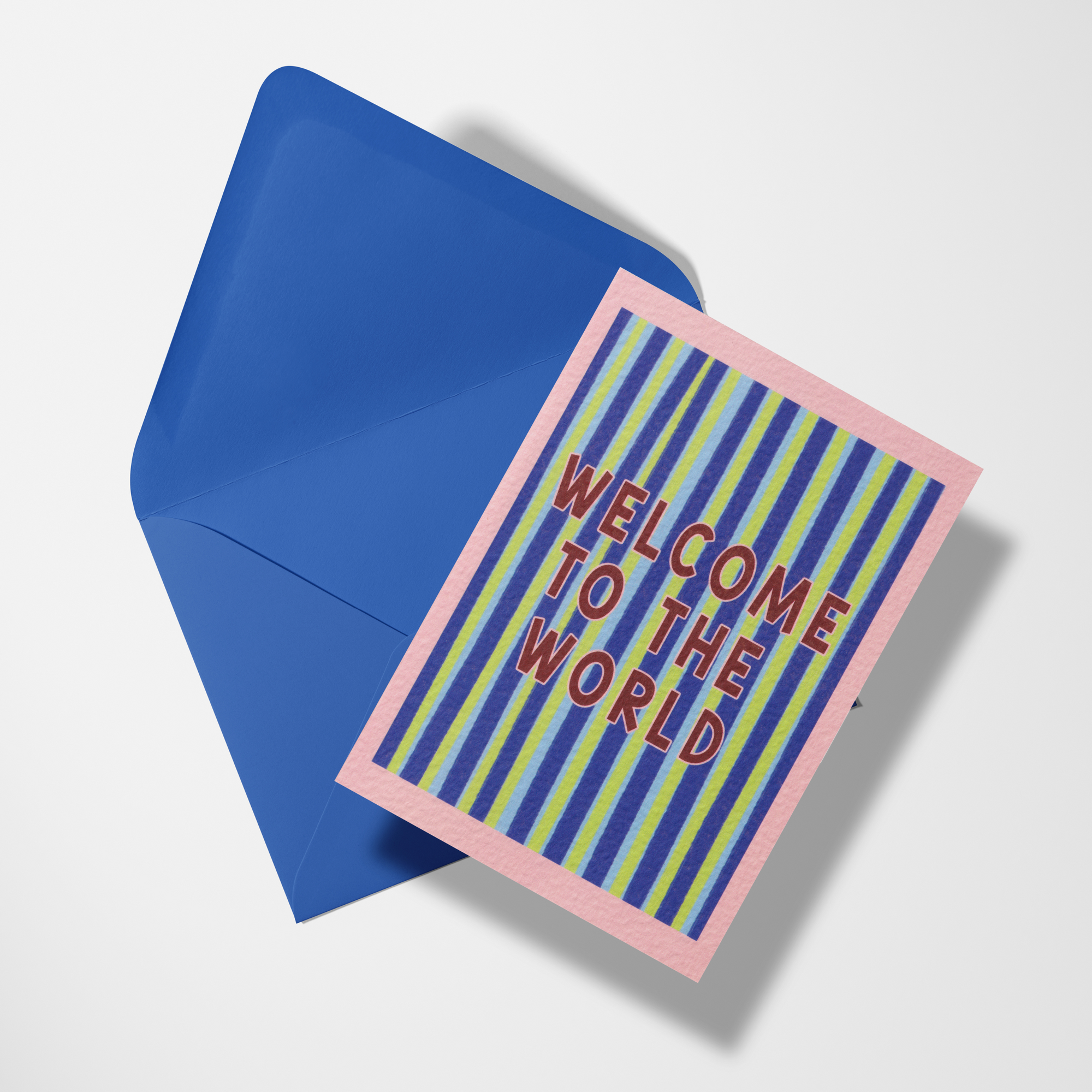 A6 Welcome To The World Card