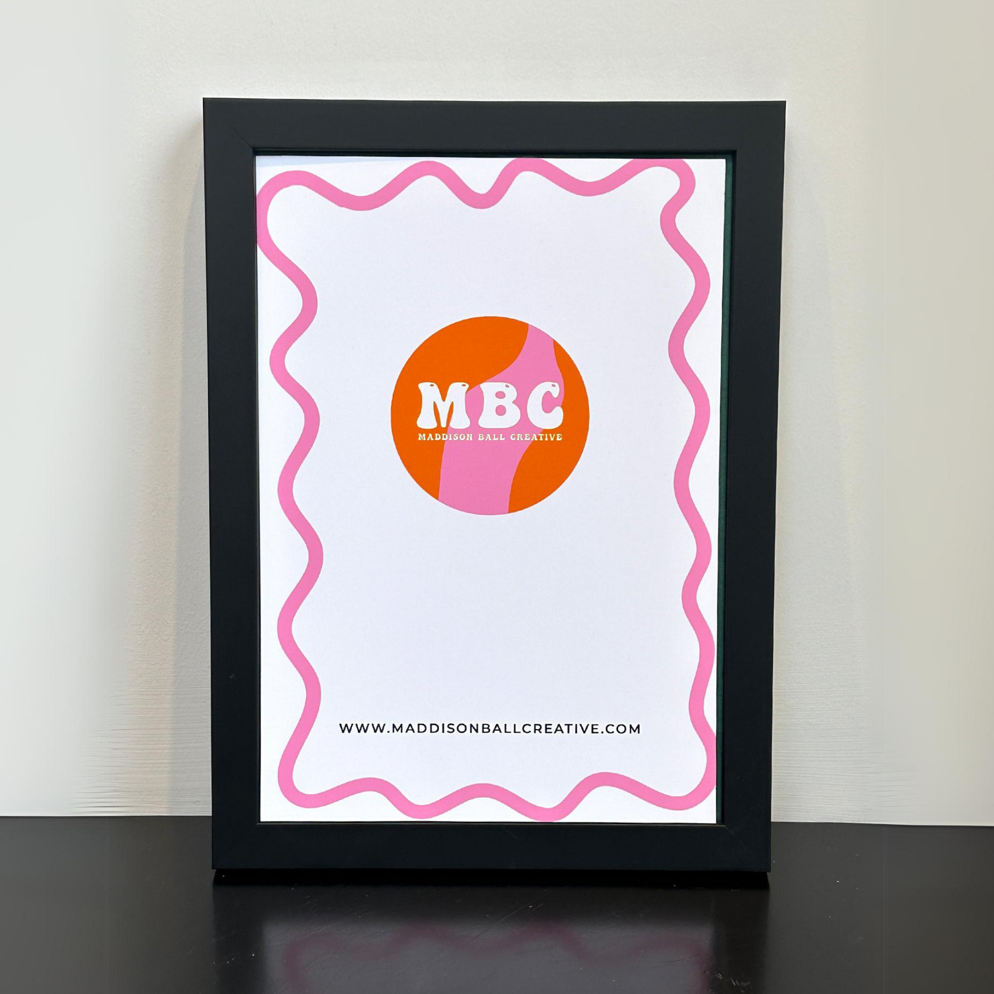 Black Wooden Frame