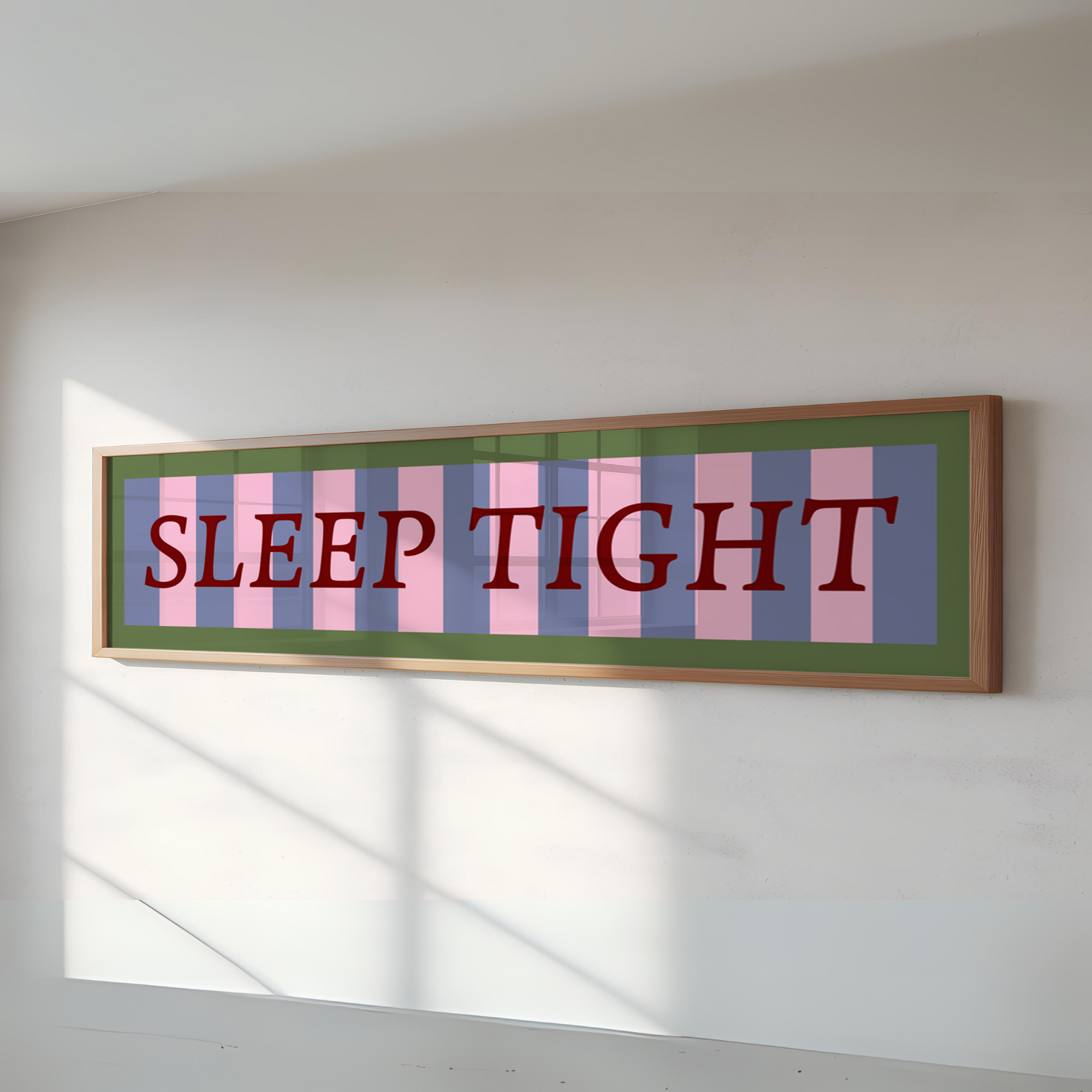 Sleep Tight Panoramic Framed Print