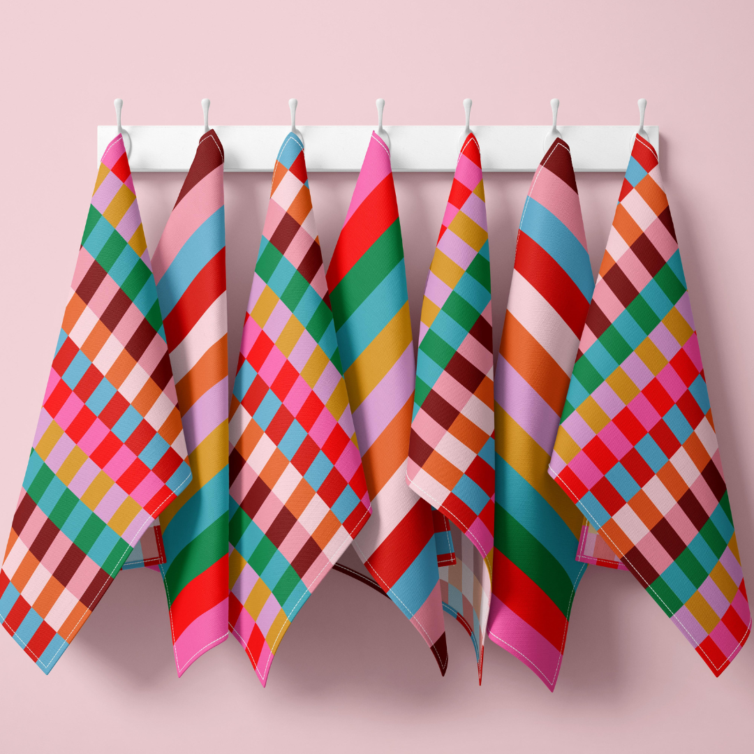 Checkered Tea Towel