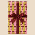 Mistletoe And Wine Gift Wrap Sheet