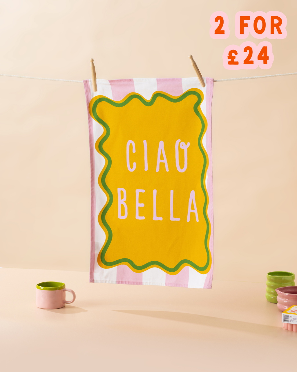 Ciao Bella Tea Towel
