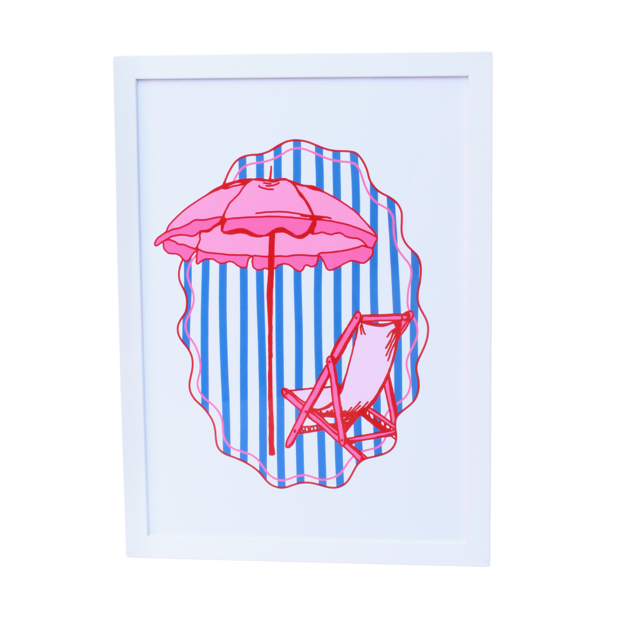 White Wooden Frame