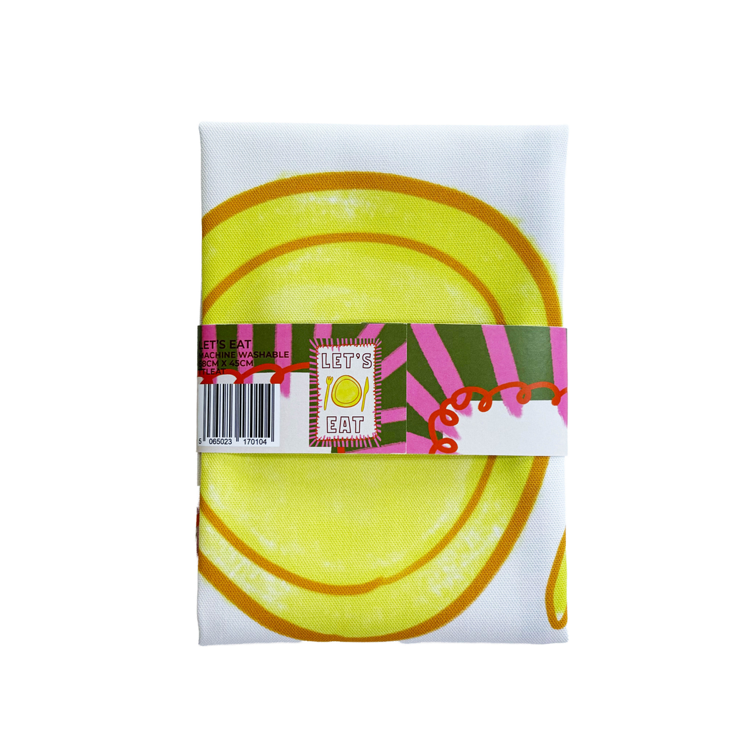 Let's Eat Tea Towel