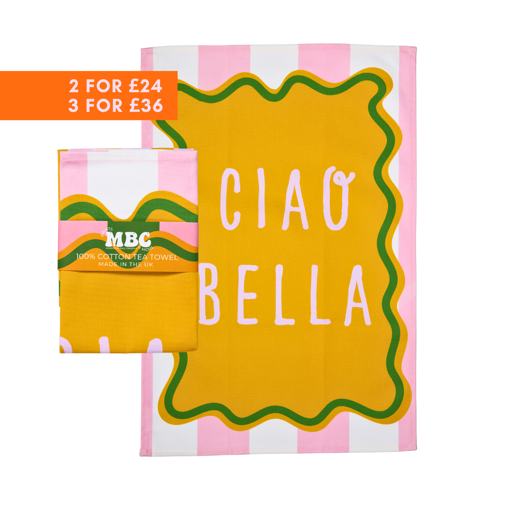 Ciao Bella Tea Towel