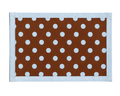 Napkin/Placemat in Blue & Brown 2