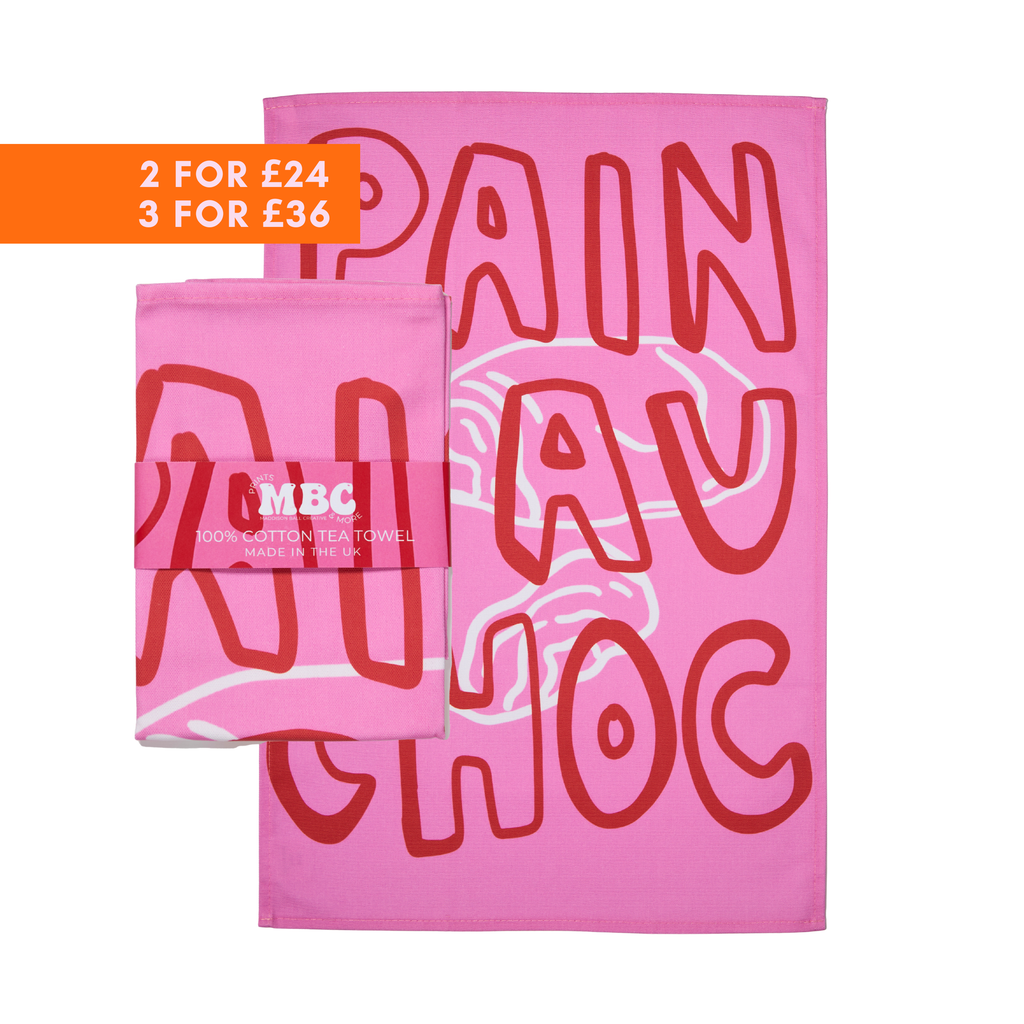 Pain Au Choc Tea Towel